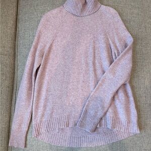J. Crew Soft Lilac Turtleneck Sweater